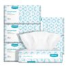 Winner Soft Dry Wipe, Made of Cotton Only, 600 Count Unscented Cotton Tissues for Sensitive Skin OEKO-Tex Safety Certified Chemical-free 10 Times Absorbent Baby Wipes