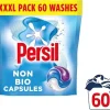 Persil Non Bio 3 in 1 Washing Capsules laundry capsules gentle next to sensitive skin for outstanding stain removal in quick & cold washes 60 washes