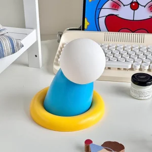 [Today Only Free Shipping!] Round Hand Clapping Lamp,Silicone Novelty Hand Lamp,Fun Night Light with Squishy Light,Adjustable Brightness Magnetic Night Light,Night Light for Kids,30-Minute Timer Setting