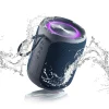 [Today Only Free Shipping]YEAHBOX Portable Speaker with Stereo Wireless, IPX7 Waterproof Speaker with 4-in 1 BT/Aux/TF-Card/U Disk Input, Wireless Speaker for Outdoor/Home/Party/Electronic Gadgets