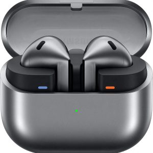 While Stocks Last：SAMSUNG Galaxy Buds 3 Pro AI True Wireless Bluetooth Earbuds, Noise Cancelling, Sound Optimization, Redesigned Comfort Fit, Silver [ 2Yr Warranty]