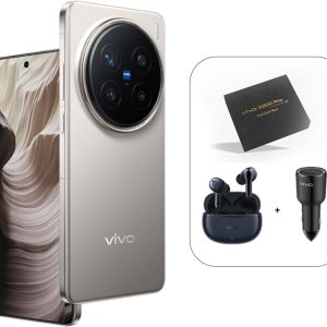Summer Final Clearance Just AED 99د.إ：Vivo X200 Pro 5G (Titanium, 16GB RAM, 512GB) | AMOLED 120Hz Display | 200MP ZEISS Camera | 6000 mAh Battery | MediaTek Dimensity 9400 | IP69 | Gifts, 24M Warranty, 12M Screen Replacement – UAE Version