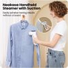 Anniversary Celebration while stocks last：Neakasa Magic 1 Vacuum Steamer, Handheld Travel Garment Steamer for Clothes, 2300Pa Suction for Clothes Grips, Steamer Iron 2 In 1