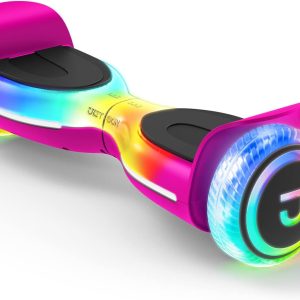 Summer Final Clearance Just AED 99د.إ：Jetson Self Balancing Hoverboard with Built in Bluetooth Speaker | Includes All Terrain Tires | LED Lights