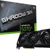 Anniversary Celebration while stocks last：MSI Gaming RTX 5070 TI 16G Shadow 3X OC Graphics Card (16GB GDDR7, 256-bit, Extreme Performance: 2497 MHz, DisplayPort x3 2.1a, HDMI 2.1b, NVIDIA Blackwell Architecture)