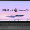 ASUS Chromebook Plus CX14 CX1405CTA Laptop | 14" FHD 16:9 IPS Display | Intel Core 3-N355 | 8GB RAM | 128GB eMMC | Intel UHD | ChromeOS | QWERTZ | Rock Grey